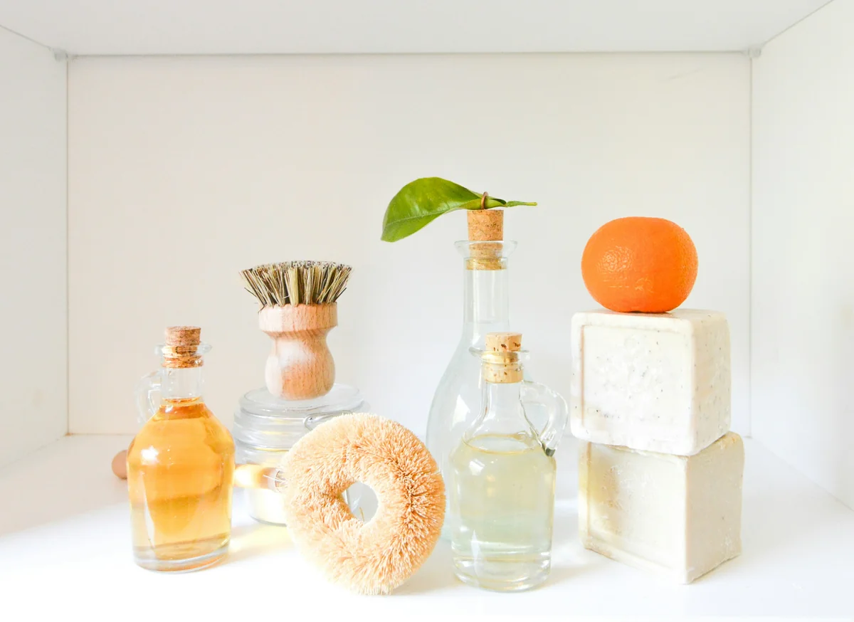 assorted table decors - beginner guide to buying nontoxic cleaning supplies