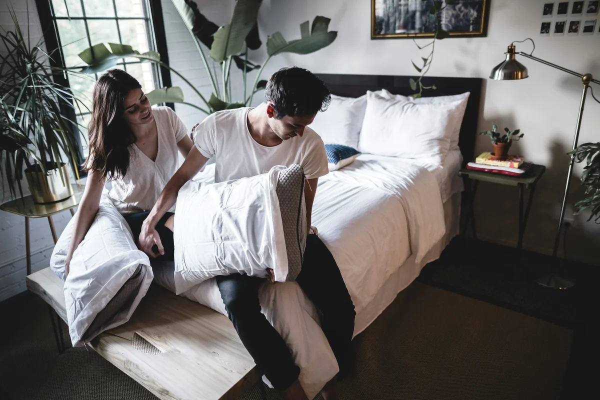 Urban Bloom Pillows // Design|Shot By Process AG - what to look for when purchasing highquality bed linens