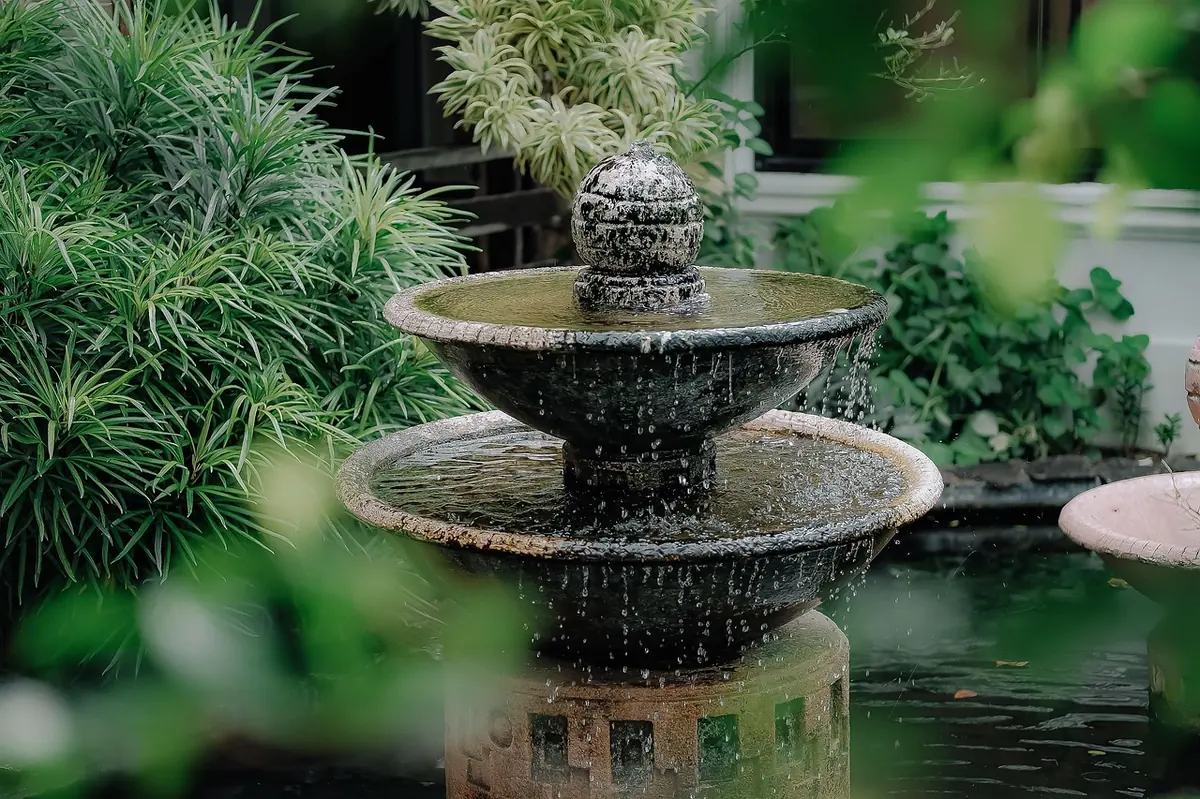 fountain, nature, splash, flow, water, wet, garden - most reliable dailyuse gadgets for outdoor and patio living
