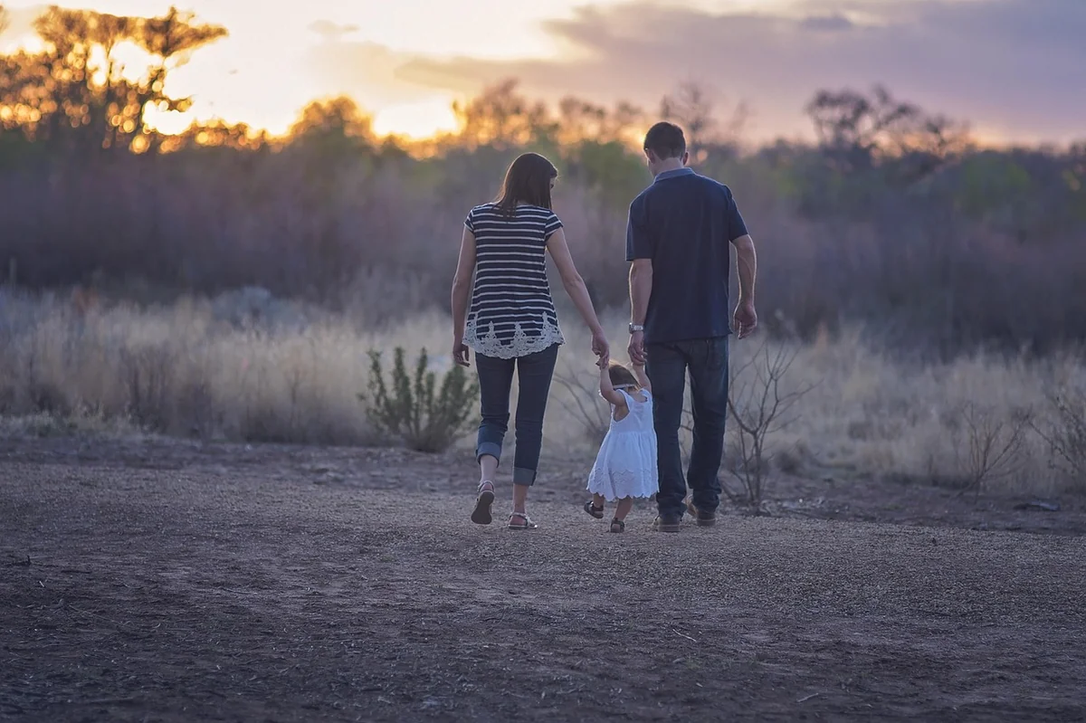 family, walking, countryside, sunset, field, parents, mother, father, toddler, evening, walk, daughter, together, child, nature, outdoors, family, family, family, family, family, parents - toprated household products for families with toddlers