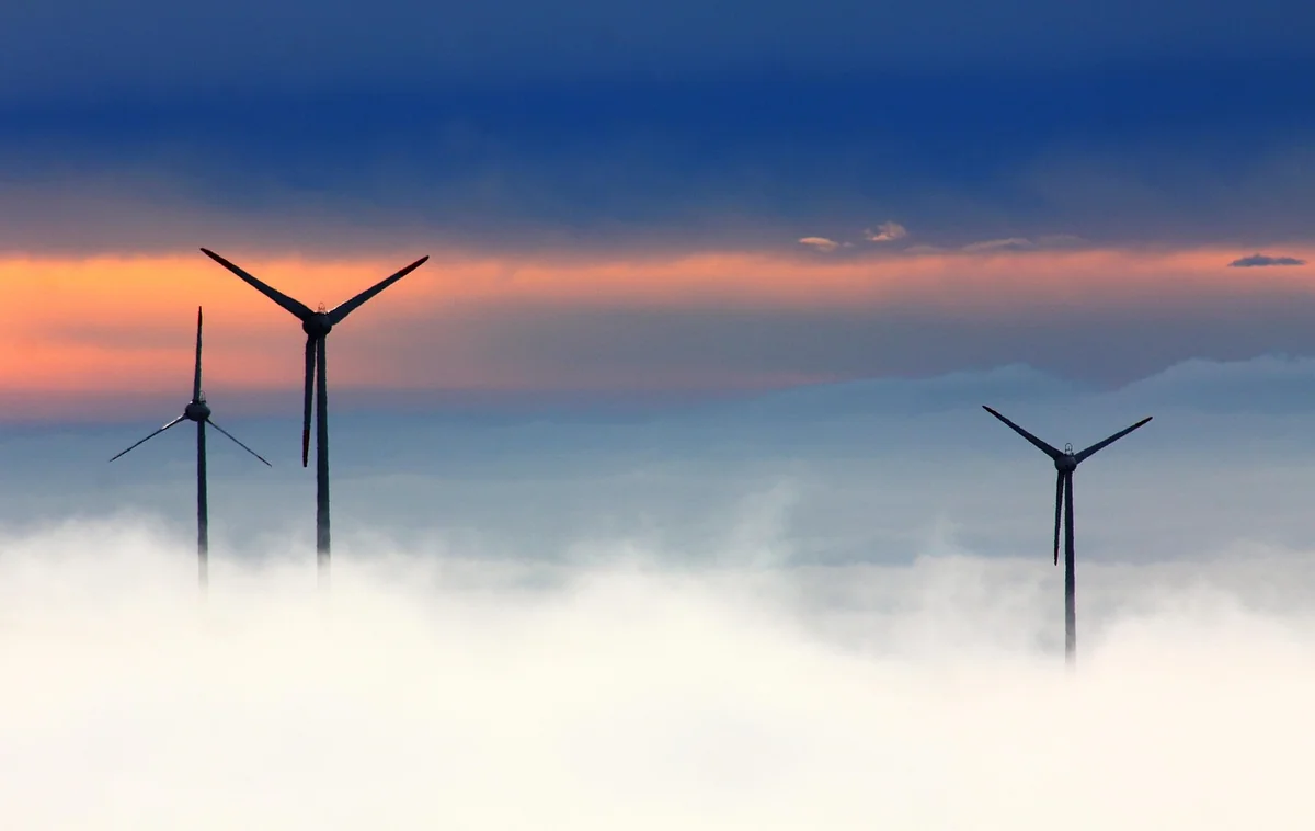 windmills, clouds, fog, wind power, wind park, wind energy, alternative energy, renewable energy, nature, wind turbines, sky - unearthing the best sustainable alternatives for everyday plastic