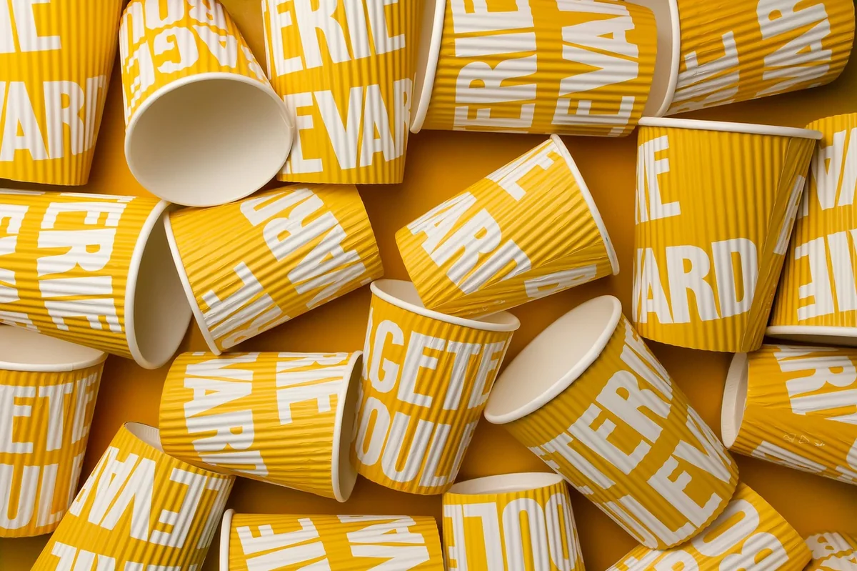 yellow cups, paper cups, eco-friendly cups, plastic-free, flat lay, paper cups, paper cups, paper cups, paper cups, paper cups - unearthing the best sustainable alternatives for everyday plastic